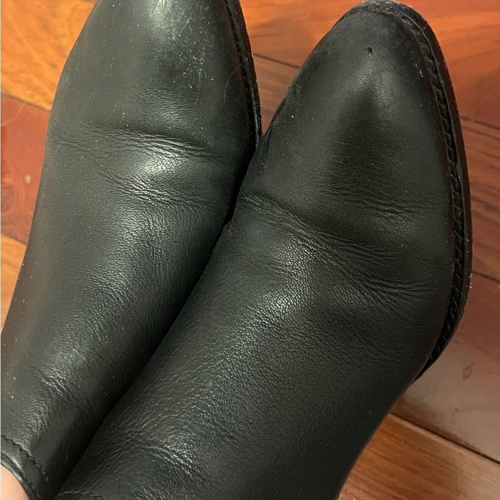 Womens Black leather Alexander wang Kori boots size 38.5 - Picture 7 of 7